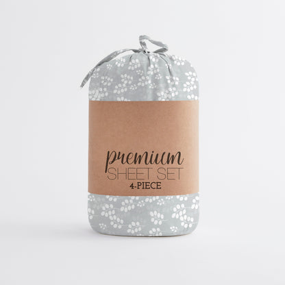 Set di lenzuola con tasche profonde stampate Becky Cameron da 4 pezzi