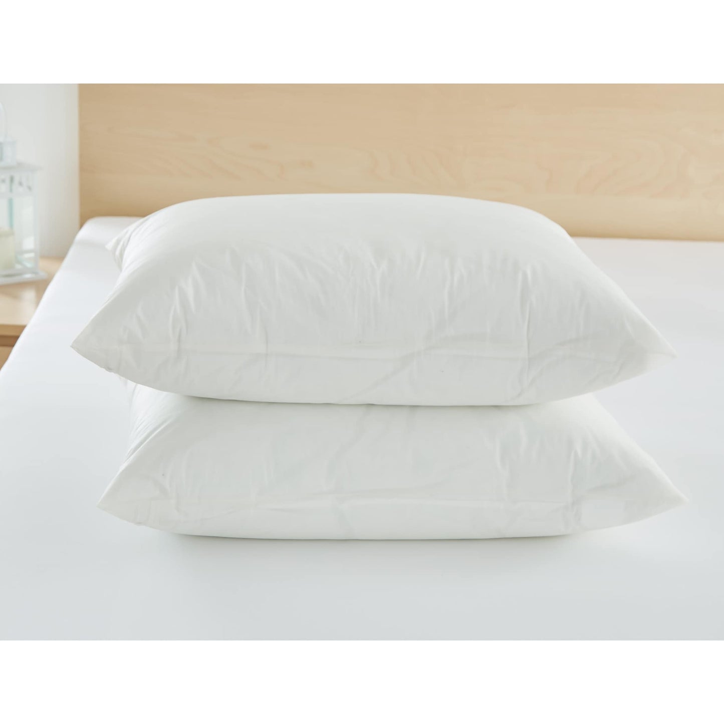 Protezioni per cuscini in vinile anti-cimici, anti-allergeni, impermeabili - Fodere per cuscini resistenti con cerniera (set da 2)