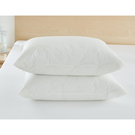 Protezioni per cuscini in vinile anti-cimici, anti-allergeni, impermeabili - Fodere per cuscini resistenti con cerniera (set da 2)