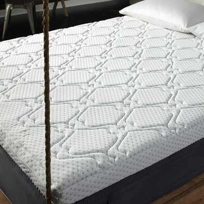 Materasso Behrens Kensington Manor da 11 pollici, trapuntato, reversibile, con parte superiore in memory foam