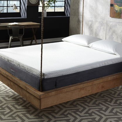 Materasso Behrens Kensington Manor da 11 pollici, trapuntato, reversibile, con parte superiore in memory foam
