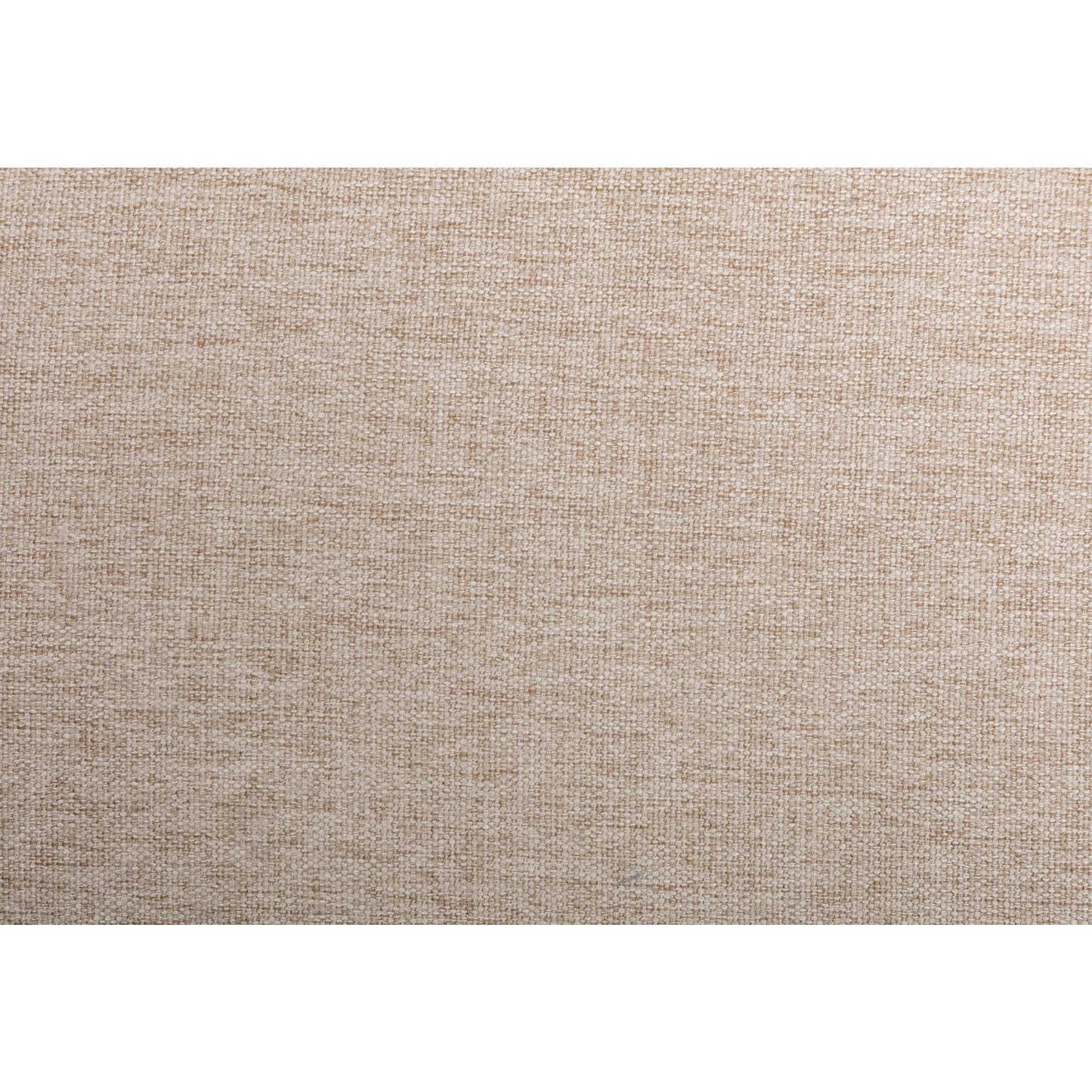 Divano grande a 2 posti in tessuto beige 74,8 con cuscini rimovibili, gambe in ferro e braccioli quadrati