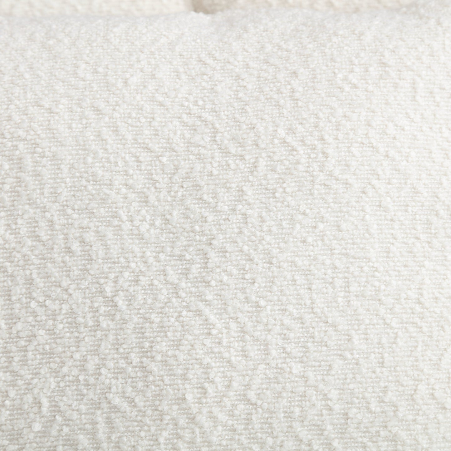 Divano a due posti in boucle beige con struttura in metallo