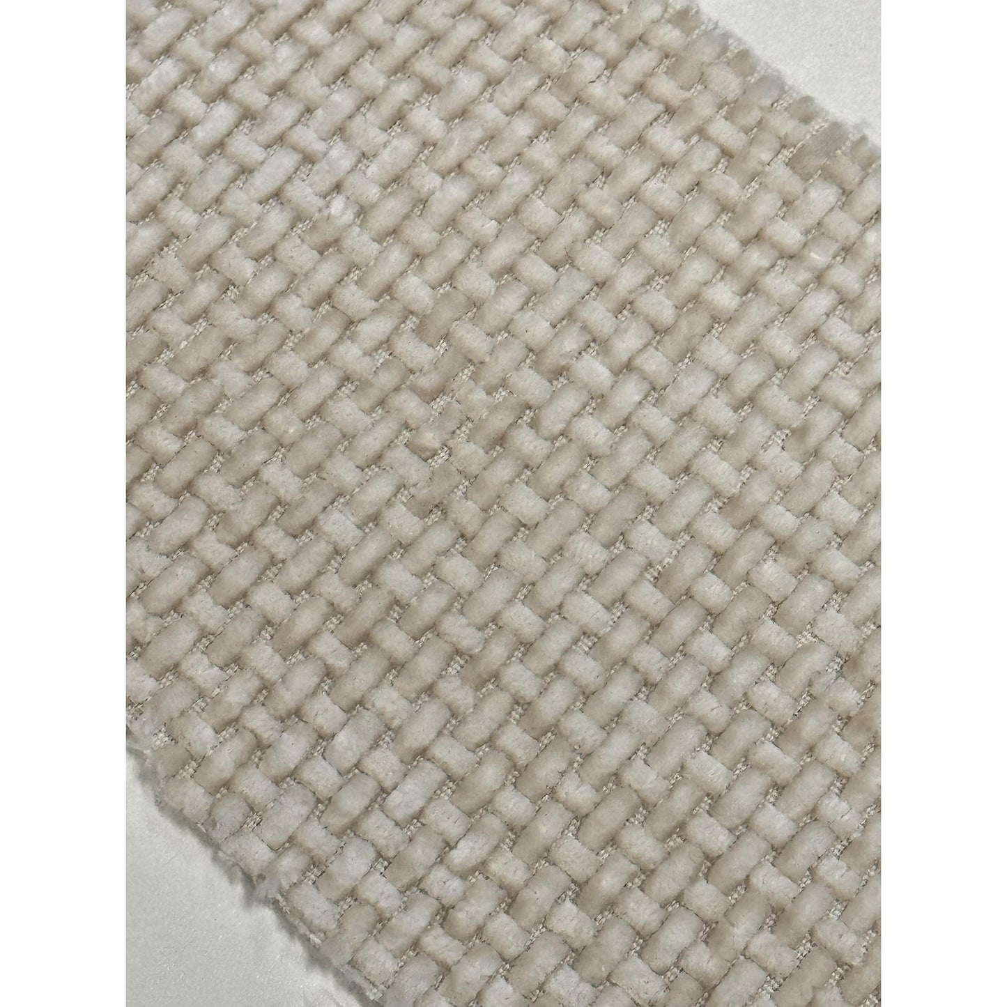 Set di divani modulari in ciniglia beige da 6 pezzi