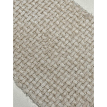 Set di divani modulari in ciniglia beige da 6 pezzi