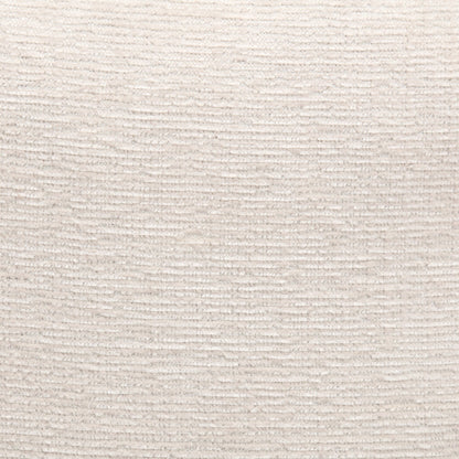 Divano a due posti in ciniglia beige con tasca e borchie