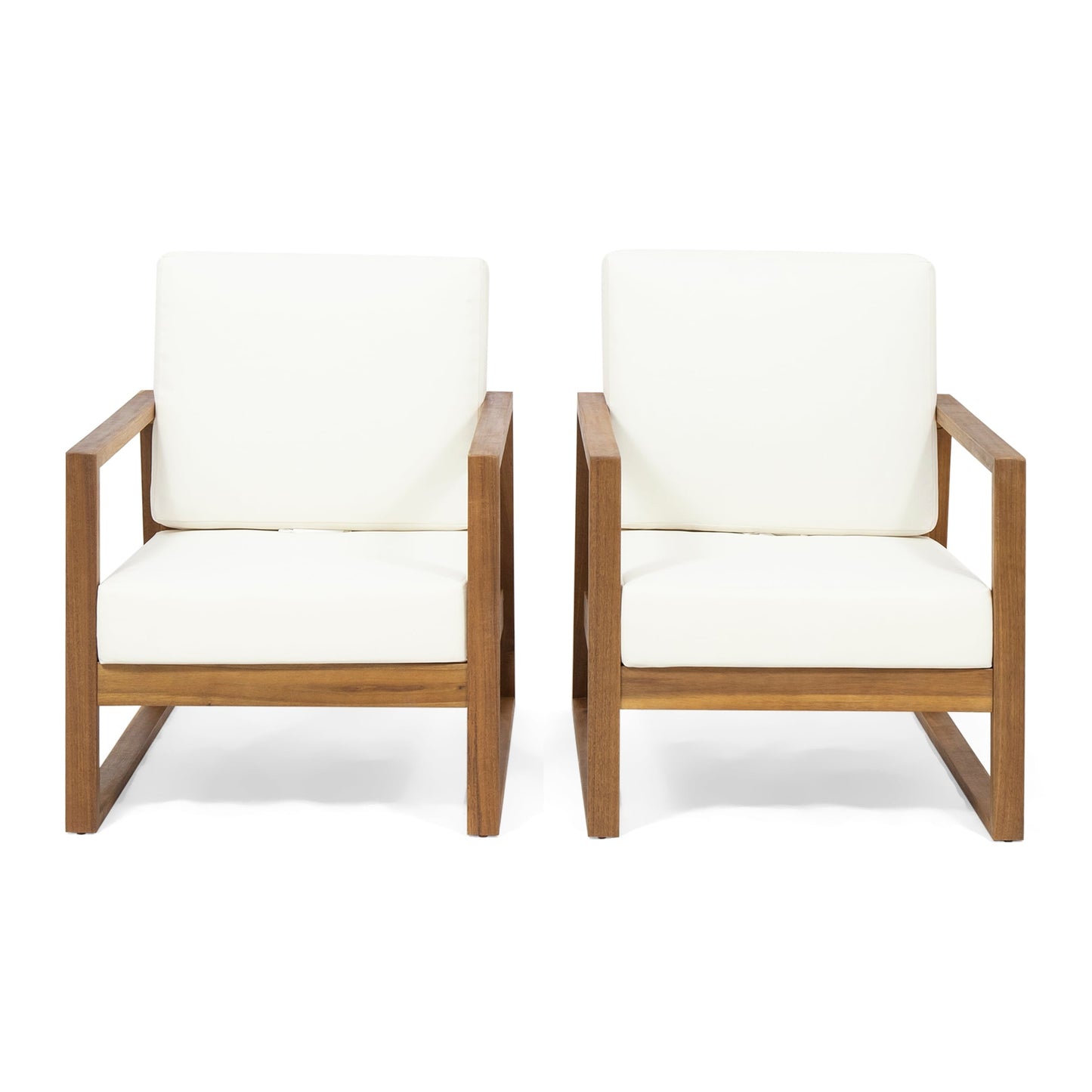 Sedie da esterno in legno belga (set di 2) di Christopher Knight Home