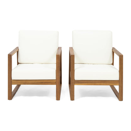 Sedie da esterno in legno belga (set di 2) di Christopher Knight Home