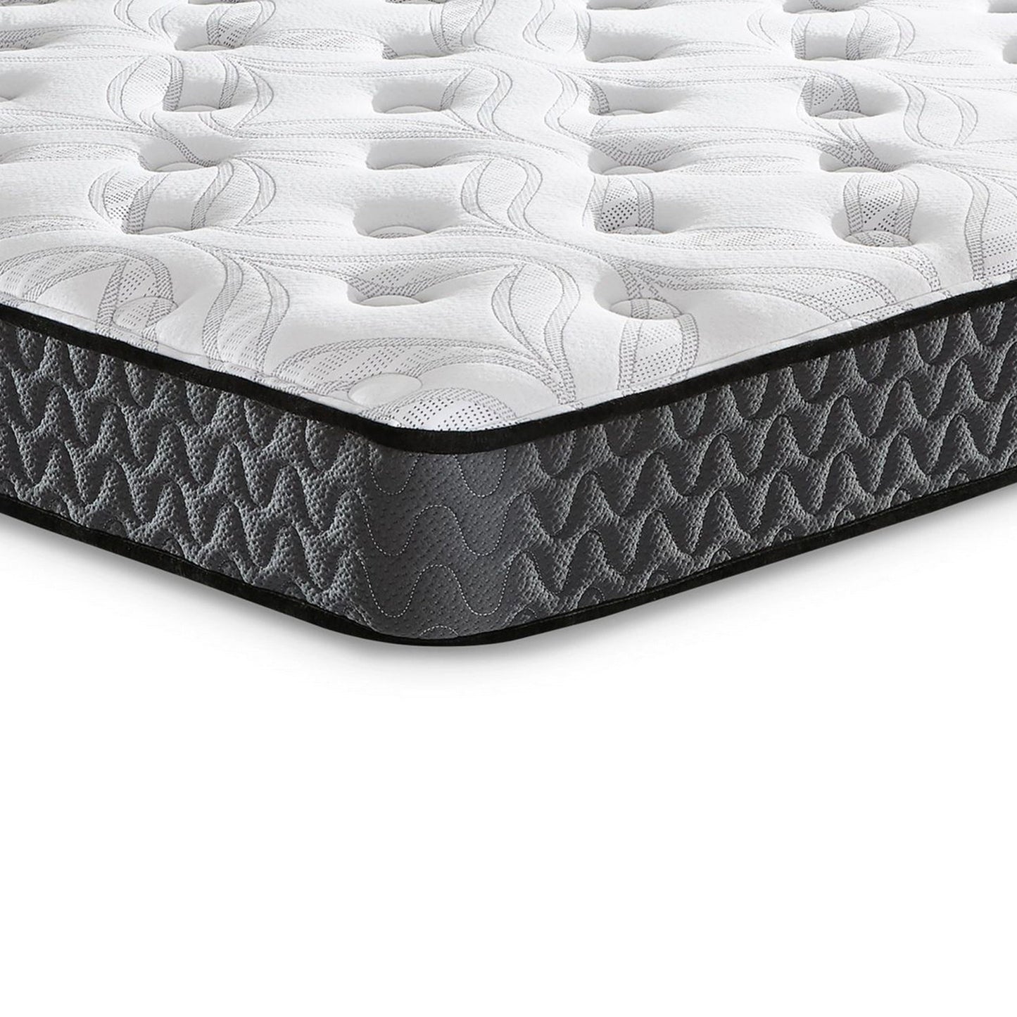 Materasso Beny Twin, molle ibride Bonnell, schiuma, comfort rigido, 8 pollici