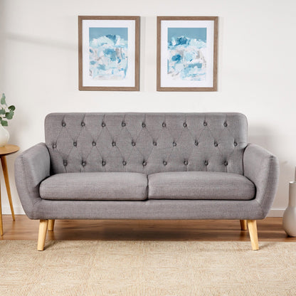 Divano piccolo Bernice Mid-Century Modern di Christopher Knight Home
