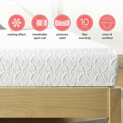 Materasso in memory foam Signature Gel da 11 pollici con infusione di gel rinfrescante