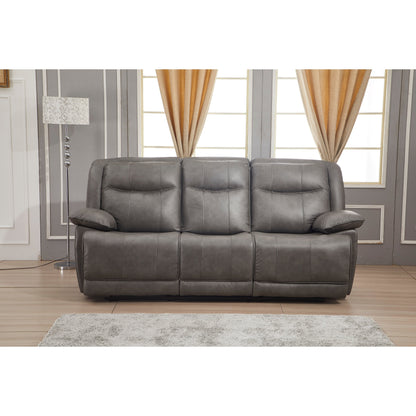Divano reclinabile manuale in similpelle Betsy Furniture a 3 posti 8006