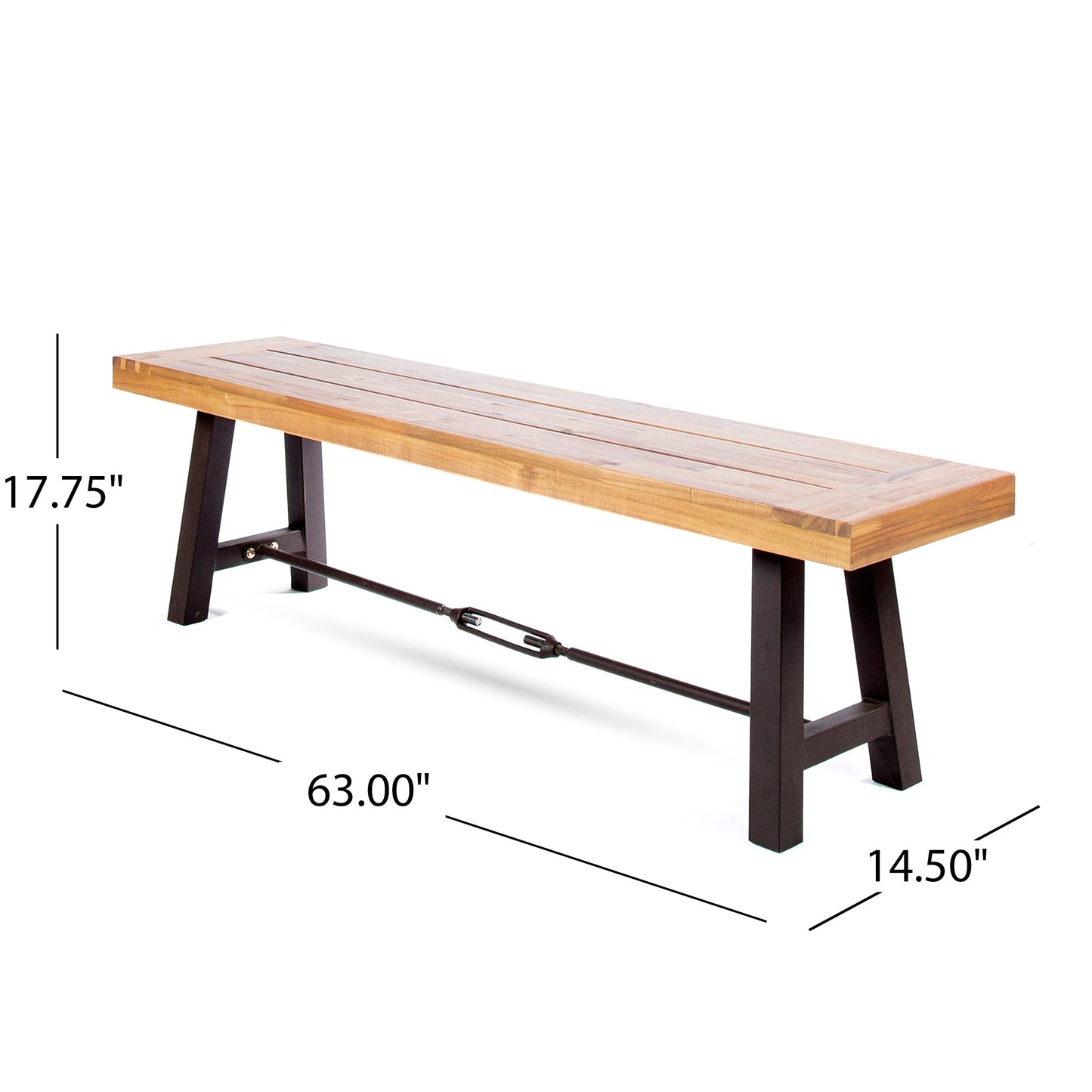 Set da pranzo in legno Betsys da esterno da 6 pezzi di Christopher Knight Home