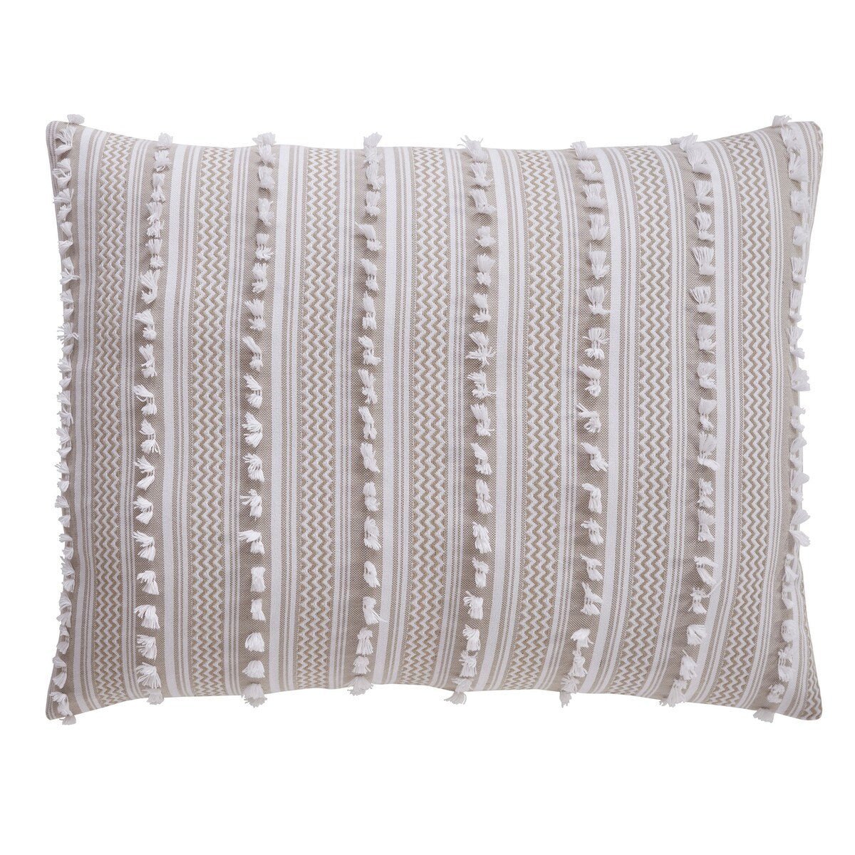 Set copripiumino Better Trends Angelique 100% cotone trapuntato in morbida ciniglia con eleganti strisce, lavabile in lavatrice e asciugabile in asciugatrice.