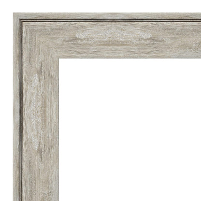 Specchio da parete per bagno bisellato - Cornice metallica screpolata