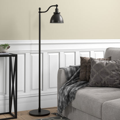 Lampada da terra alta Beverly 65 con paralume in metallo