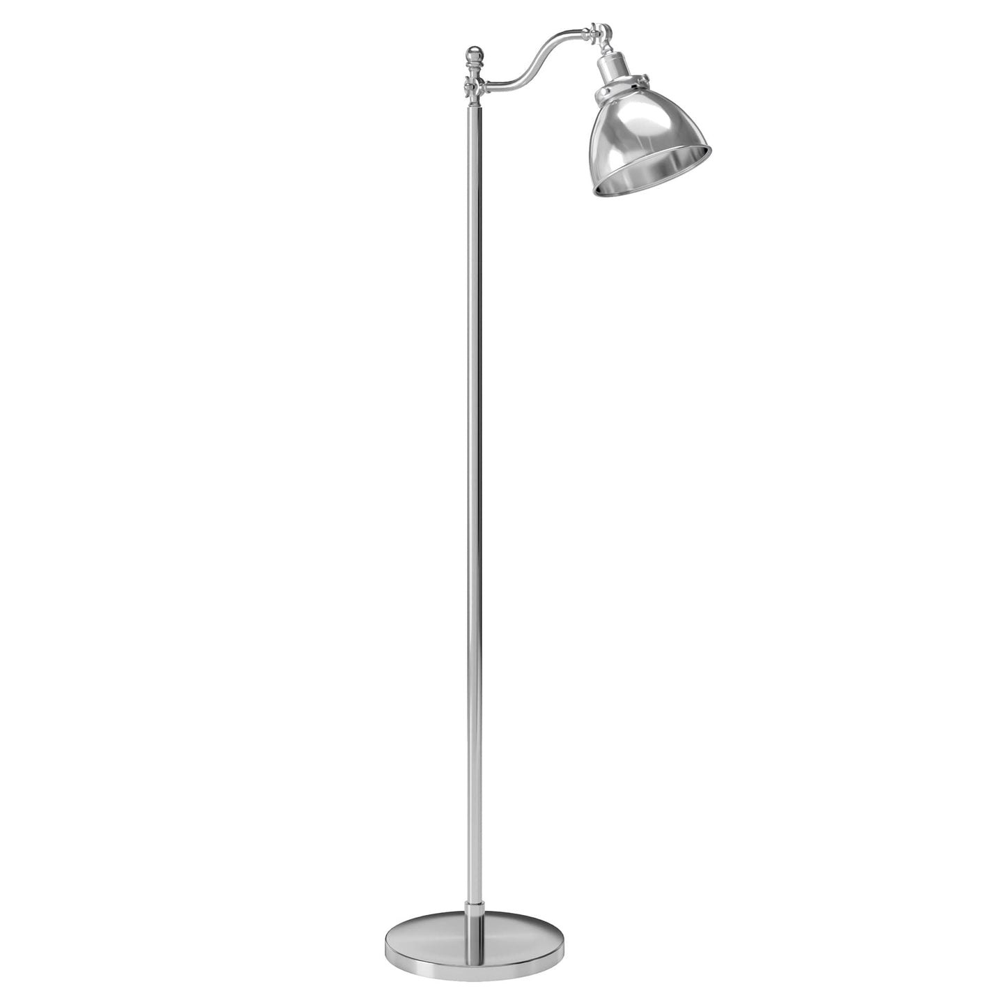 Lampada da terra alta Beverly 65 con paralume in metallo