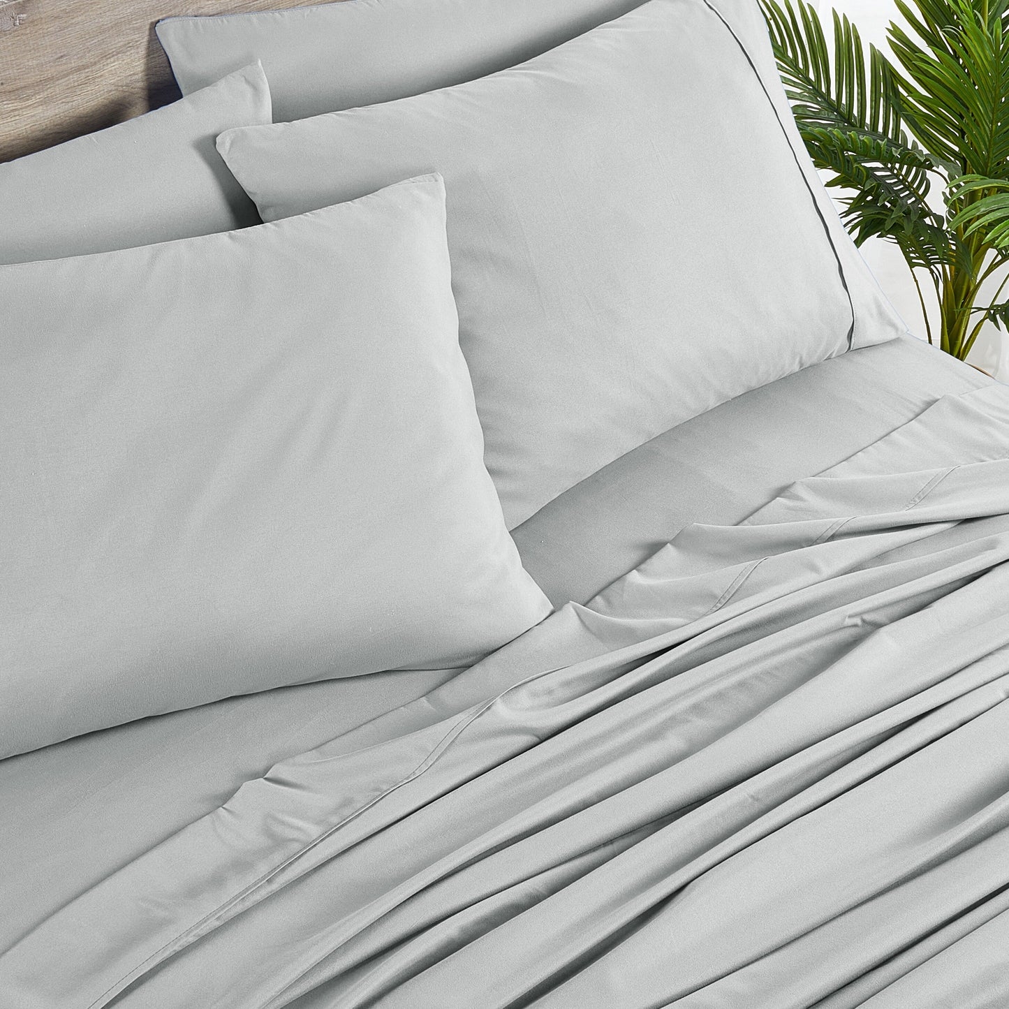 Set di lenzuola Bibb Home in rayon di bambù, 6 pezzi, 2000 pezzi