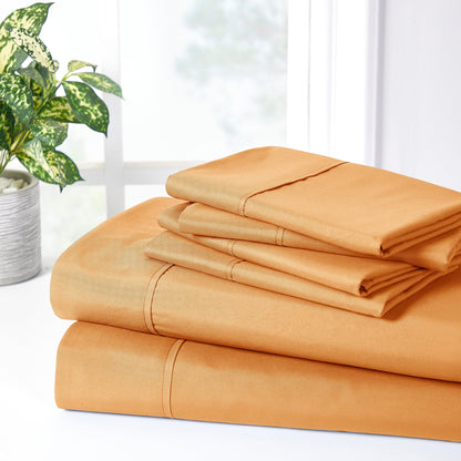 Set di lenzuola Bibb Home in rayon di bambù, 6 pezzi, 2000 pezzi
