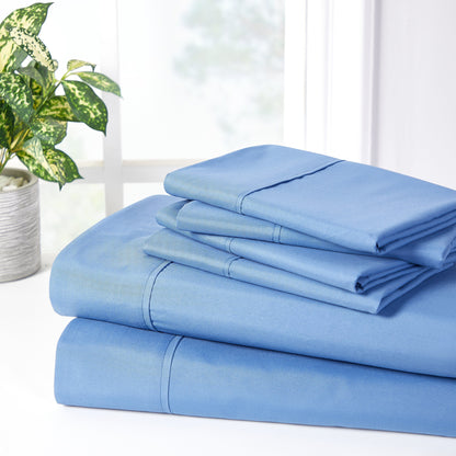 Set di lenzuola Bibb Home in rayon di bambù, 6 pezzi, 2000 pezzi