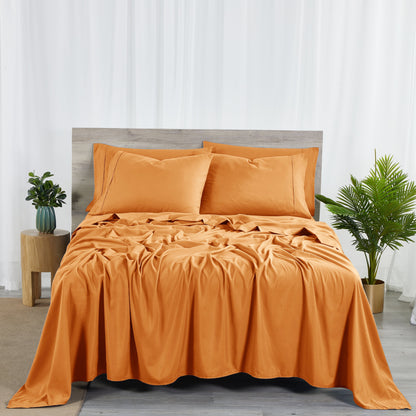 Set di lenzuola Bibb Home in rayon di bambù, 6 pezzi, 2000 pezzi
