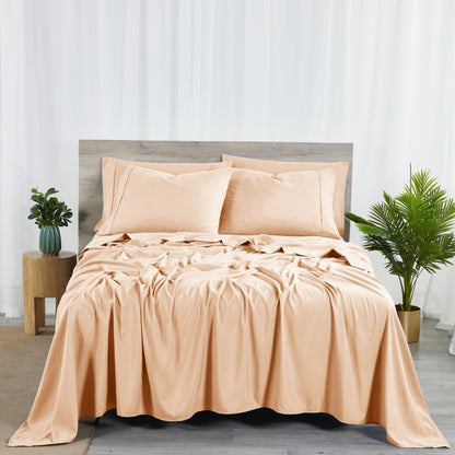 Set di lenzuola Bibb Home in rayon di bambù, 6 pezzi, 2000 pezzi