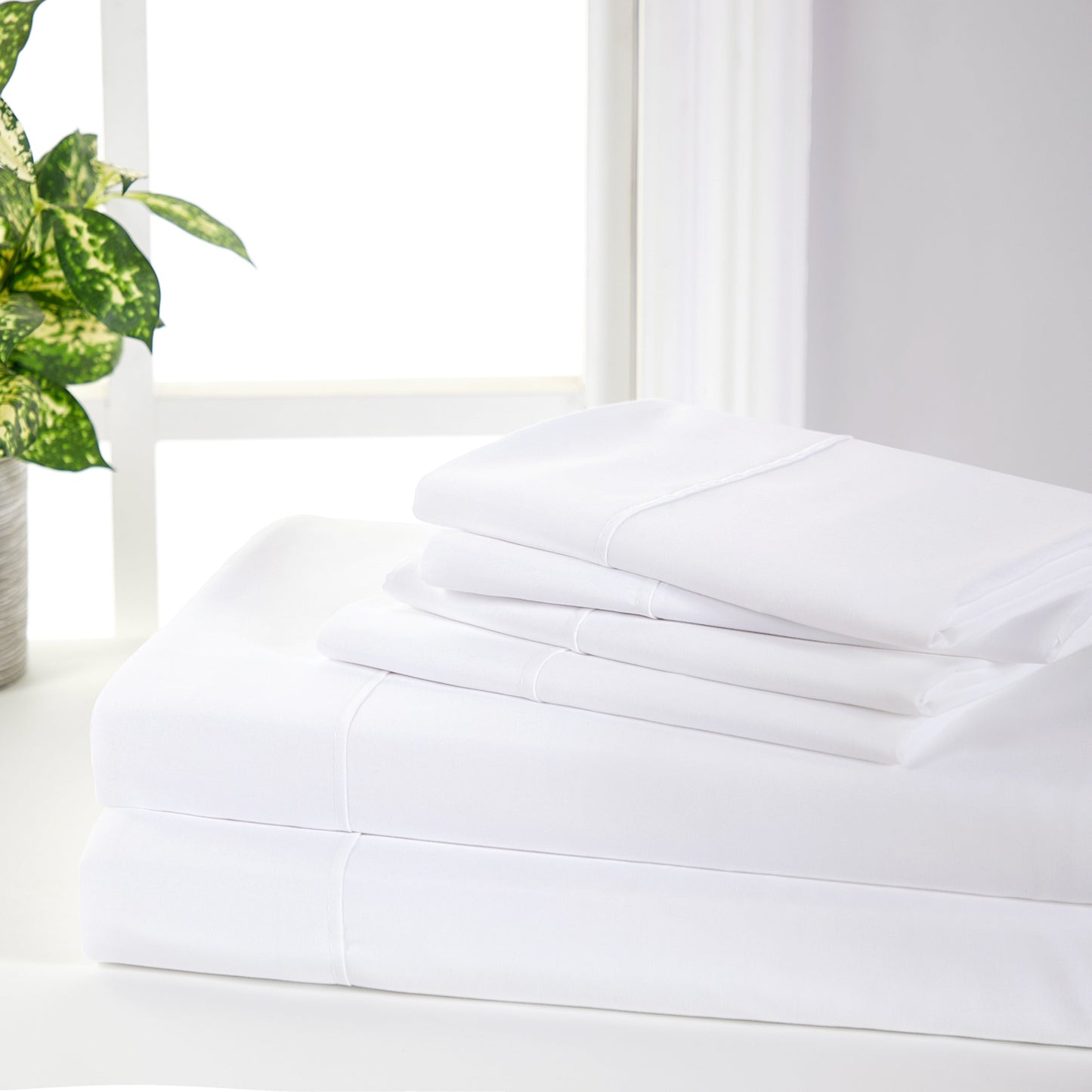 Set di lenzuola Bibb Home in rayon di bambù, 6 pezzi, 2000 pezzi