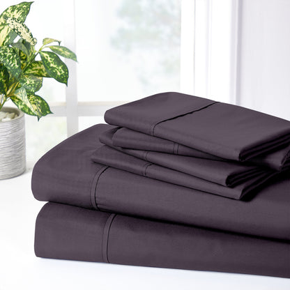 Set di lenzuola Bibb Home in rayon di bambù, 6 pezzi, 2000 pezzi