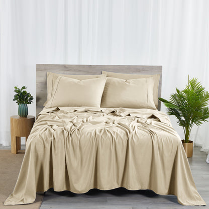Set di lenzuola Bibb Home in rayon di bambù, 6 pezzi, 2000 pezzi