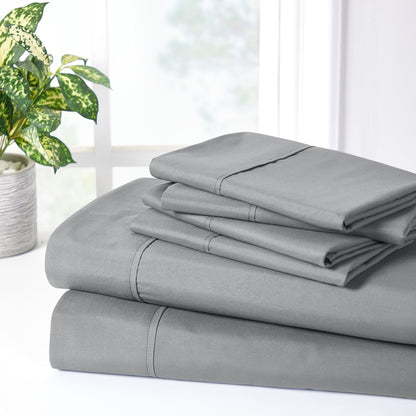 Set di lenzuola Bibb Home in rayon di bambù, 6 pezzi, 2000 pezzi