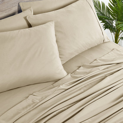 Set di lenzuola Bibb Home in rayon di bambù, 6 pezzi, 2000 pezzi