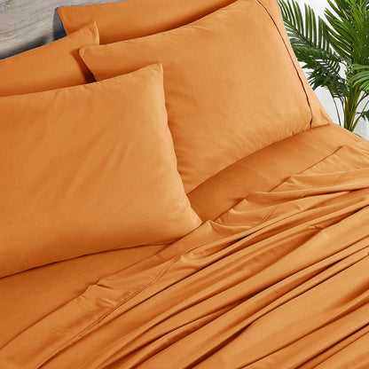 Set di lenzuola Bibb Home in rayon di bambù, 6 pezzi, 2000 pezzi