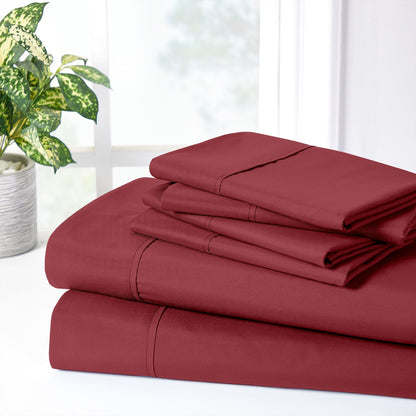 Set di lenzuola Bibb Home in rayon di bambù, 6 pezzi, 2000 pezzi
