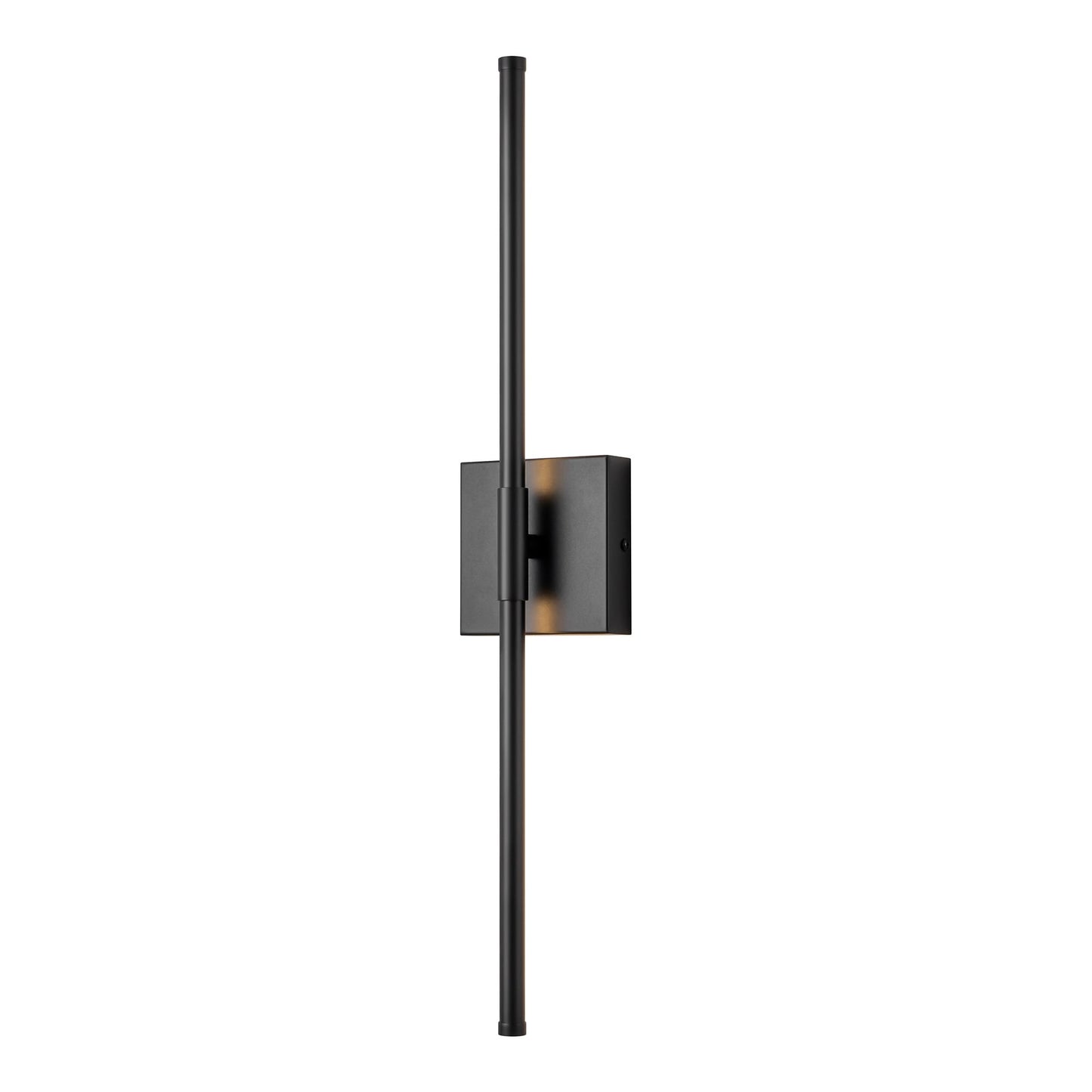Applique da parete moderna a striscia lineare lunga nera/oro/nichel, dimmerabile, con luce LED per il bagno
