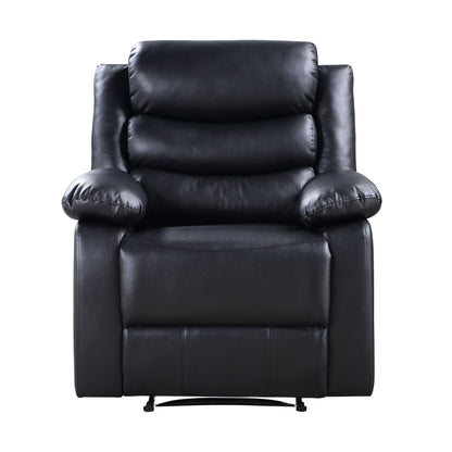 Poltrona reclinabile Power Motion in pelle sintetica nera