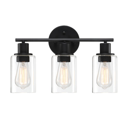 Lampada da bagno a 3 luci da 17 pollici, lampada da toeletta in bronzo oliato