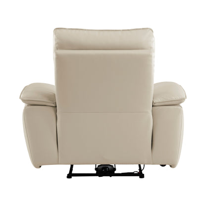 Poltrona reclinabile elettrica Blythe Leather Match