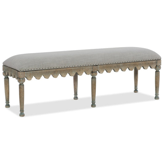 Panca da letto Boheme Madera - 56,5 L x 19 A x 17 P
