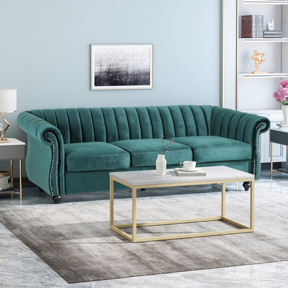 Divano in velluto Bowie Glam di Christopher Knight Home