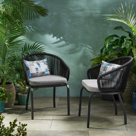 Poltrona da esterno Boynton (set da 2) di Christopher Knight Home