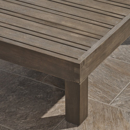 Divano componibile e poltrona club Brava Outdoor Acacia di Christopher Knight Home