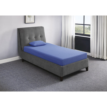 Set di materasso e cuscino in tessuto traspirante, materasso in memory foam con infusione di gel in una scatola