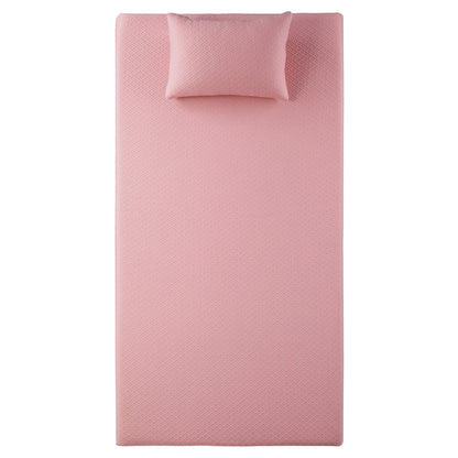 Set di materasso e cuscino in tessuto traspirante, materasso in memory foam con infusione di gel in una scatola