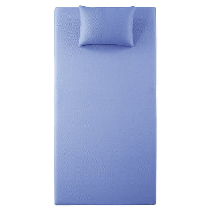 Set di materasso e cuscino in tessuto traspirante, materasso in memory foam con infusione di gel in una scatola