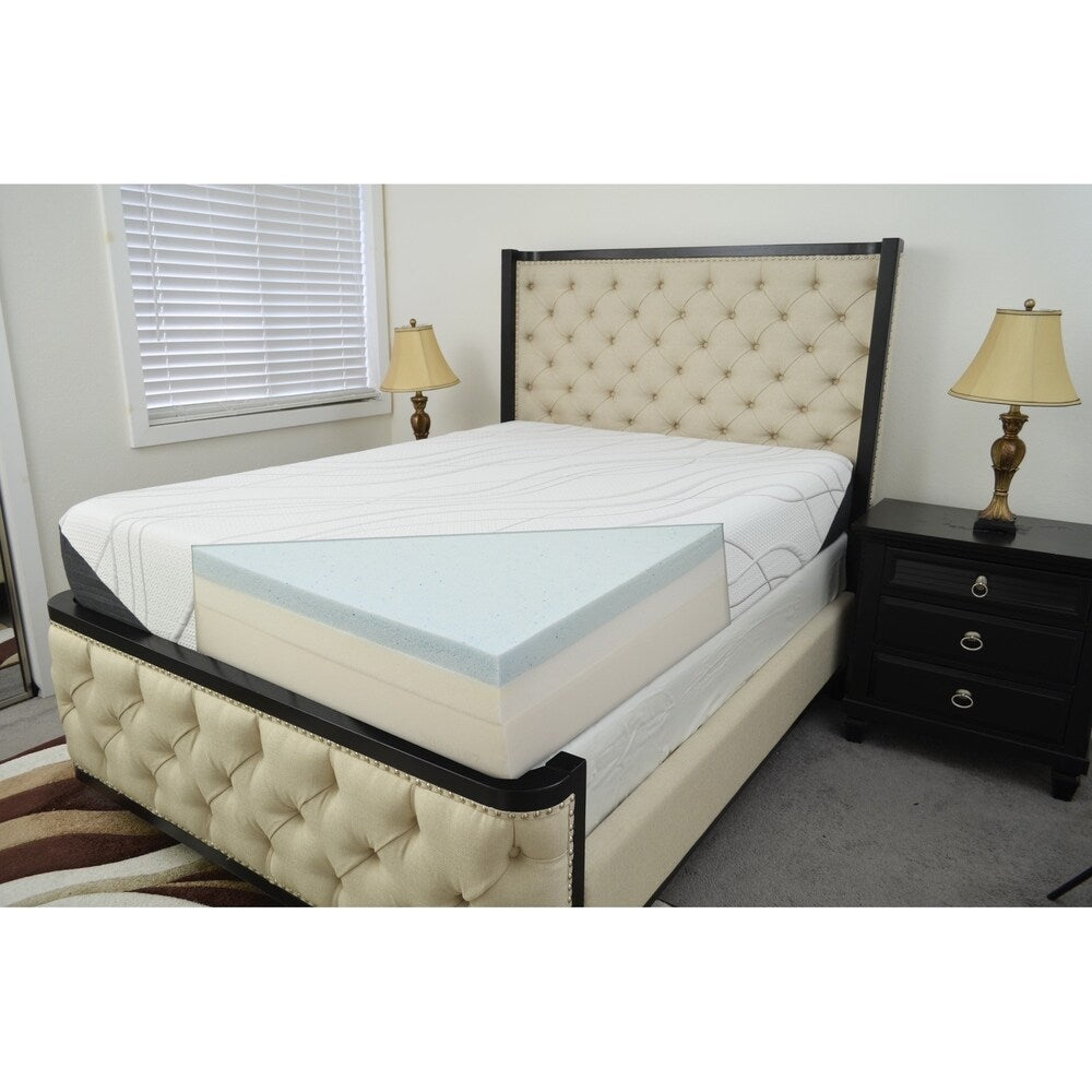 Materasso in memory foam gel ecologico Breeze da 10 pollici full-size