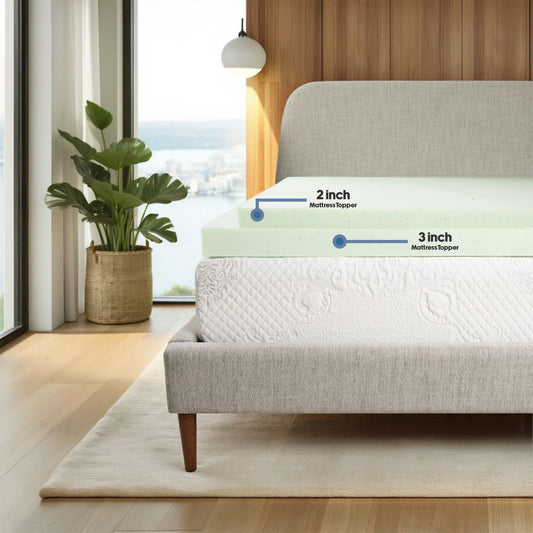 Coprimaterasso in memory foam Cool Gel da 2 pollici Bridgevine Home