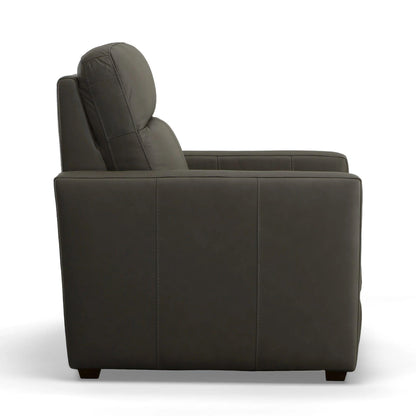 Poltrona reclinabile elettrica Broadway Premium in pelle con poggiatesta elettrico di Flexsteel