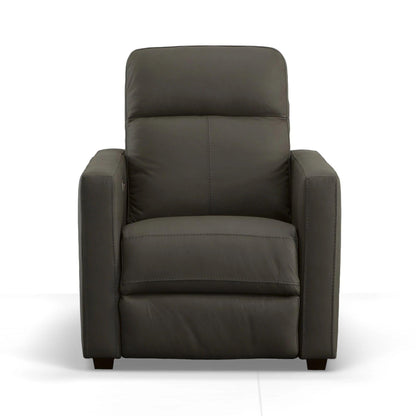 Poltrona reclinabile elettrica Broadway Premium in pelle con poggiatesta elettrico di Flexsteel