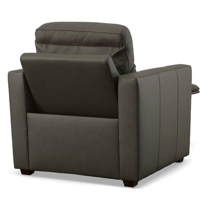Poltrona reclinabile elettrica Broadway Premium in pelle con poggiatesta elettrico di Flexsteel