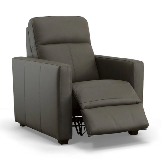 Poltrona reclinabile elettrica Broadway Premium in pelle con poggiatesta elettrico di Flexsteel